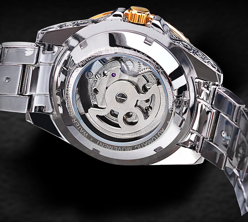 Forsaking Skeleton Carved Tourbillon watch watch for Men's