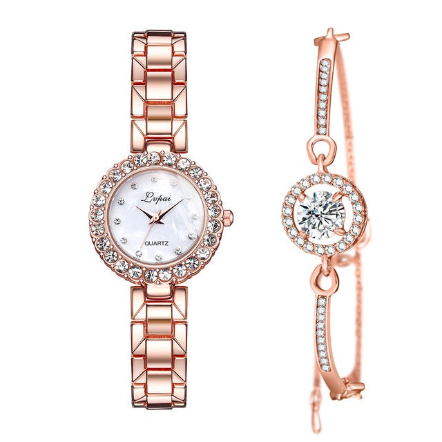 Bangle Clock Bracelet Wrist-Watch for women women