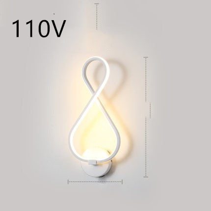 Led wall lamp