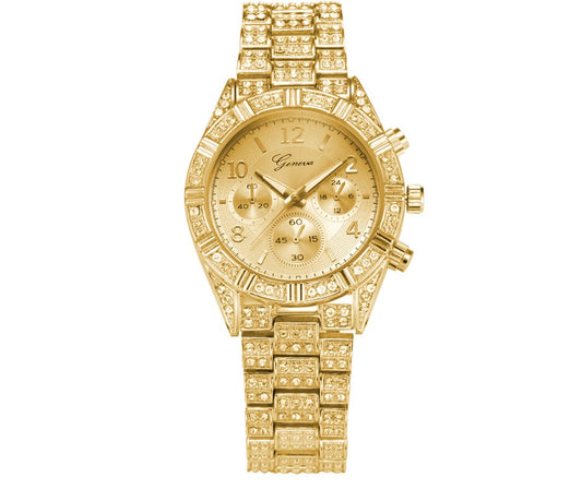 Women Crystal Quartz Analog Wrist Watch