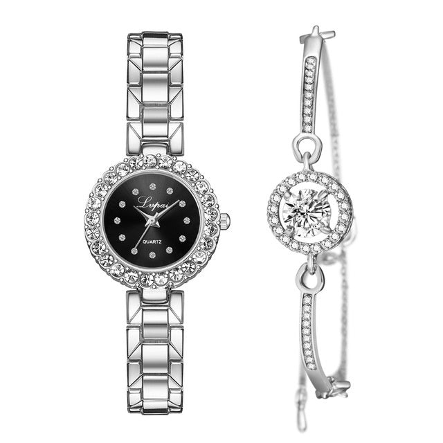 Bangle Clock Bracelet Wrist-Watch for women women