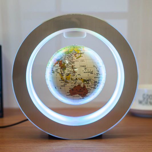 World map magnetic Levitation Light