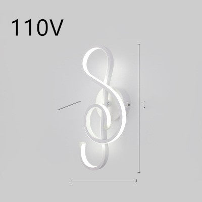 Led wall lamp