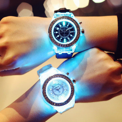 LED Luminous Watches Geneva for Women