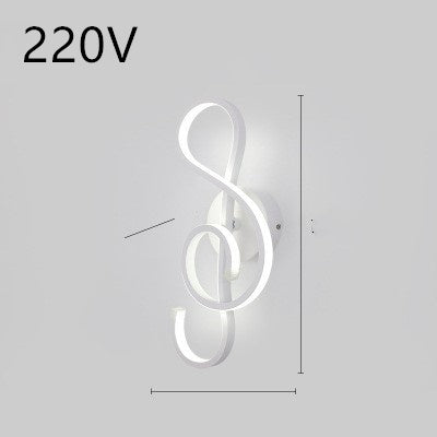 Led wall lamp