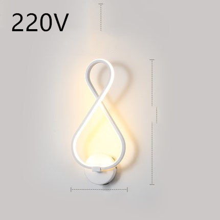 Led wall lamp