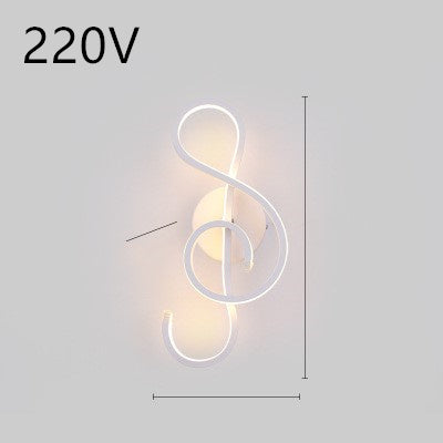 Led wall lamp