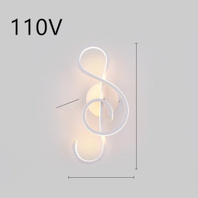 Led wall lamp