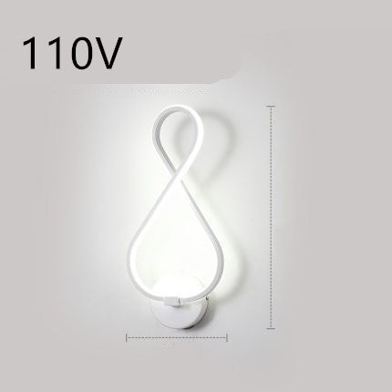 Led wall lamp