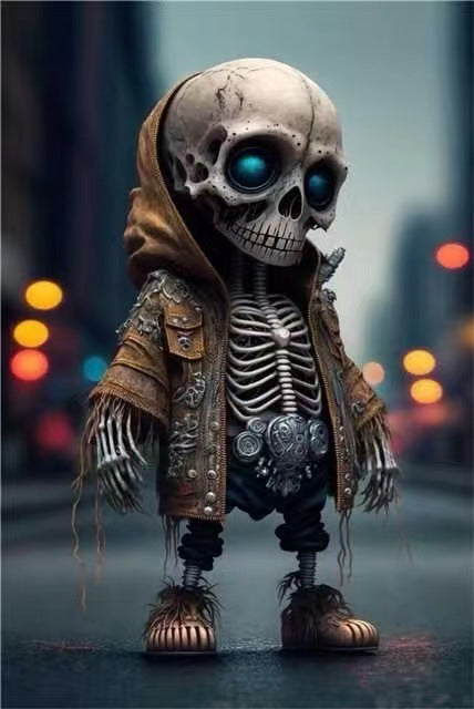 Halloween Skeleton Doll Ornament